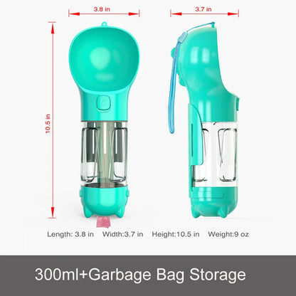 Portable Pet Dog Water Bottle For Small Large Dogs Travel Puppy Cat Drinking Bowl Outdoor Pet Water Dispenser Feeder wiht shovel